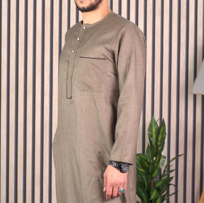 ⁦قميص الانيق بقماش قطني رفيع⁩ - الصورة ⁦5⁩