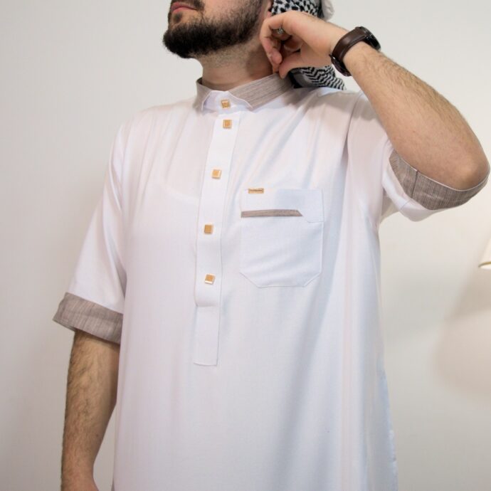 ⁦قميص النافع الابيض كول شوميزي⁩ - الصورة ⁦3⁩